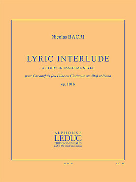 Illustration de Lyric interlude op. 110 b pour cor anglais ou flûte ou clarinette ou alto et piano