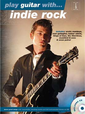 Illustration de PLAY GUITAR WITH avec CD - Indie rock