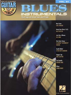 Illustration de GUITAR PLAY ALONG - Vol.  91 : Blues instrumentals