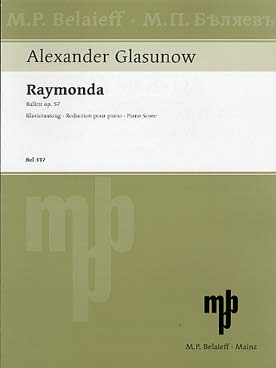 Illustration de Raymonda op. 57, ballet en 3 actes