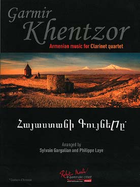 Illustration de Armenian music for clarinet quartet