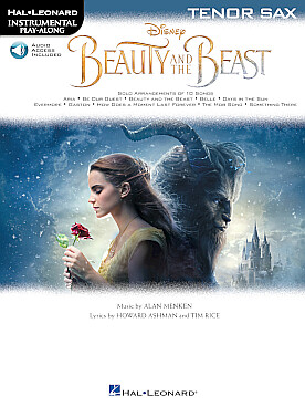 Illustration de BEAUTY AND THE BEAST (La Belle et la bête, Disney) - Saxophone ténor