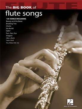 Illustration de The BIG BOOK OF FLUTE SONGS : 130 popular solos