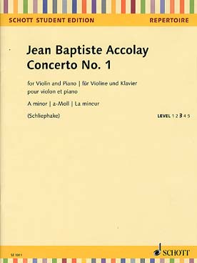 Illustration de Concerto N° 1 en la m