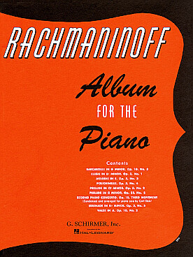 Illustration de Album for the piano
