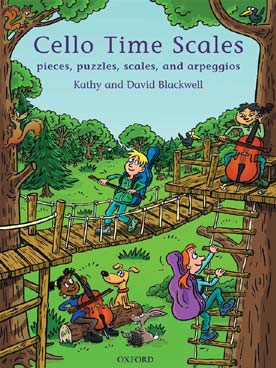 Illustration de Cello time scales : gammes, arpèges et morceaux faciles