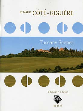 Illustration cote-giguere tuscany scenes
