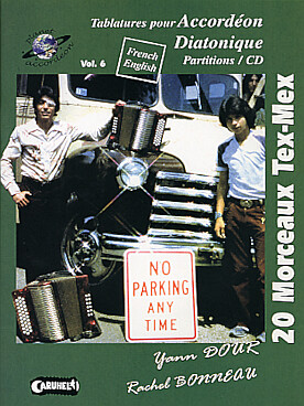Illustration de PLANET ACCORDEON avec CD pour accordéon diatonique - Vol. 6 : 20 morceaux Tex-Mex