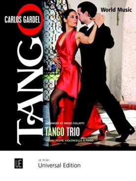 Illustration gardel tango trio