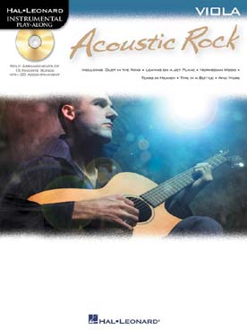 Illustration de ACOUSTIC ROCK avec CD play-along
