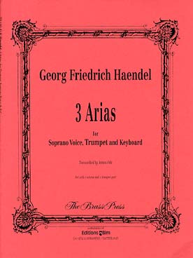 Illustration de 3 Arias pour soprano, trompette et piano