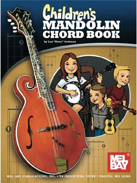 Illustration children's mandolin chord book