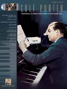 Illustration de PIANO DUET PLAY-ALONG : arrangements pour piano 4 mains ou piano + CD - Vol.23 : Cole Porter