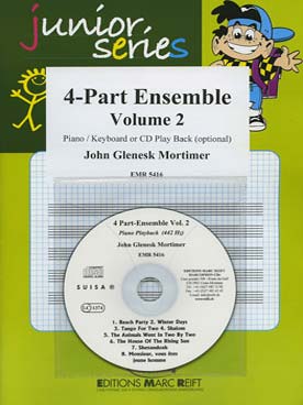 Illustration de ALBUM 4-PART ENSEMBLE avec piano + CD play-along - Vol. 2 : Shenandoah, Tango for two ...