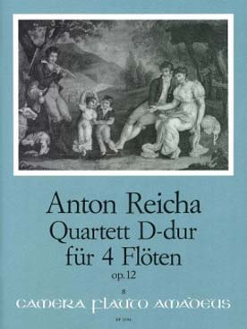 Illustration de Quatuor op. 12 en ré M