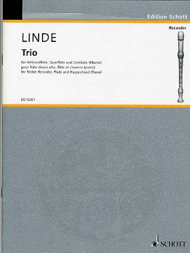 Illustration de Trio pour flûte à bec alto, flûte et clavecin