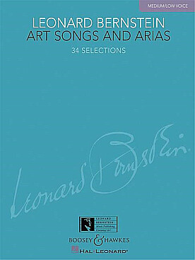 Illustration de Art songs and arias pour voix moyenne ou grave et piano
