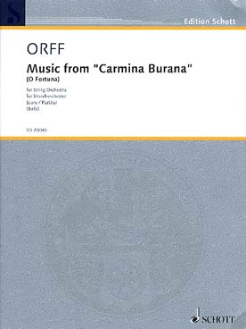 Illustration orff music from carmina burana
