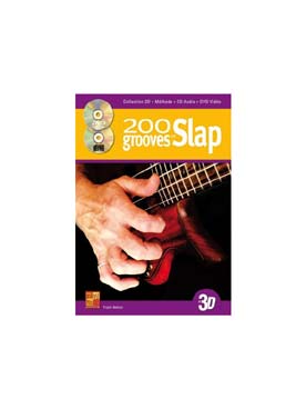 Illustration de 200 Grooves en slap avec CD et DVD