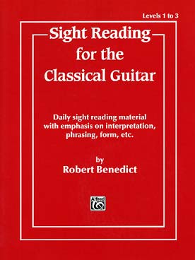 Illustration benedict sight reading for guitar i-iii