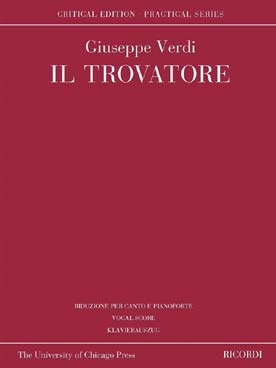 Illustration de Il Trovatore (le Trouvère), texte italien
