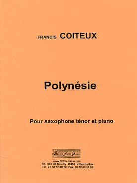 Illustration de Polynésie pour saxophone ténor et piano