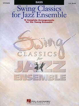 Illustration de Swing classics for jazz ensemble - Basse