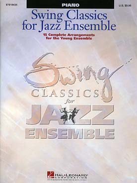 Illustration de Swing classics for jazz ensemble - Piano