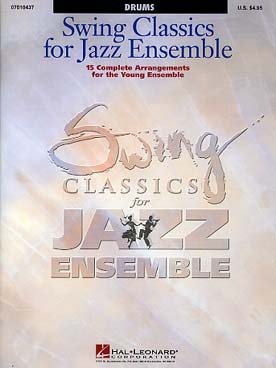 Illustration de Swing classics for jazz ensemble - Batterie