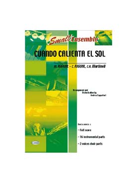 Illustration de CUANDO CALIENTA EL SOL pour ensemble variable tous instruments (conducteur + 16 parties)