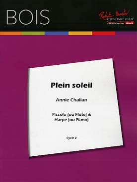 Illustration de Plein soleil pour flûte piccolo ou flûte et harpe ou piano