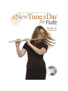 Illustration de A NEW TUNE A DAY for flute - Vol. 2 (texte en anglais)