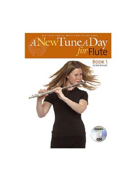 Illustration de A NEW TUNE A DAY for flute - Vol. 1 (texte en anglais)