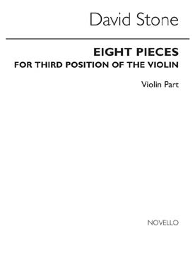 Illustration de Eight Pieces in 3rd position (violin part)
