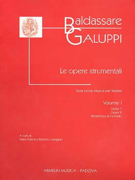 Illustration de Le Opere strumentali - Vol. 1 : La musica per tastiera