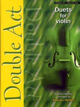 Illustration hellen duets for violin