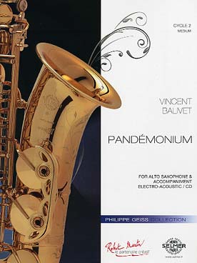 Illustration de Pandémonium pour saxophone et accompagnement électro-acoustique