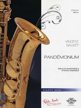 Illustration de Pandémonium pour saxophone et ensemble rythmique
