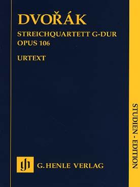 Illustration de Quatuor à cordes op. 106 en sol M