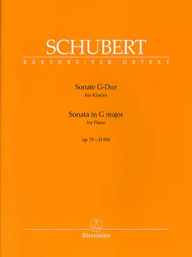 Illustration de Sonate D 894 op. 78 en sol M