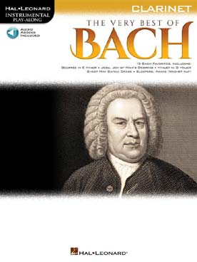 Illustration very best of bach clarinette