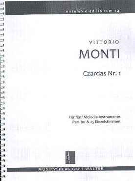 Illustration de Czardas N° 1 (conducteur et 24 parties)