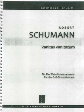 Illustration de Vanitas vanitatum (conducteur et 16 parties)