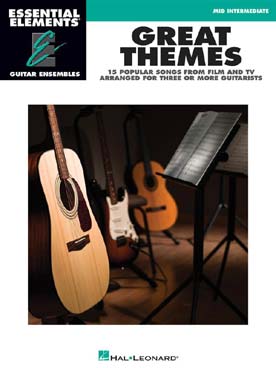 Illustration de GREAT THEMES : 15 popular songs for film and TV