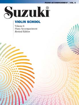 Illustration de SUZUKI Violin School (nouvelle édition) - Accompagnement piano du Vol. 6