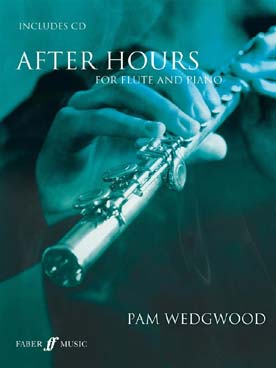 Illustration after hours jazz flute/piano