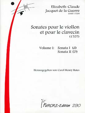 Illustration de Sonates pour violon et clavecin - Vol. 1 : N° 1 et 2