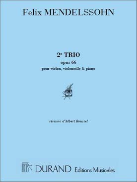 Illustration mendelssohn trio avec piano n° 2 op. 66