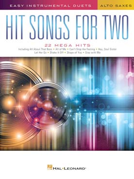 Illustration de HIT SONGS FOR TWO - Saxophone