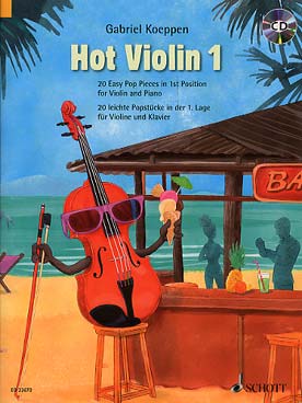 Illustration de Hot Violin 1 : 20 pièces faciles en 1re position